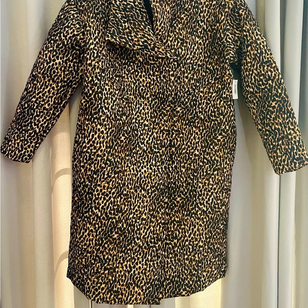 Daily Ritual Quilted Long Coat Size Medium. - Picture 3 of 4